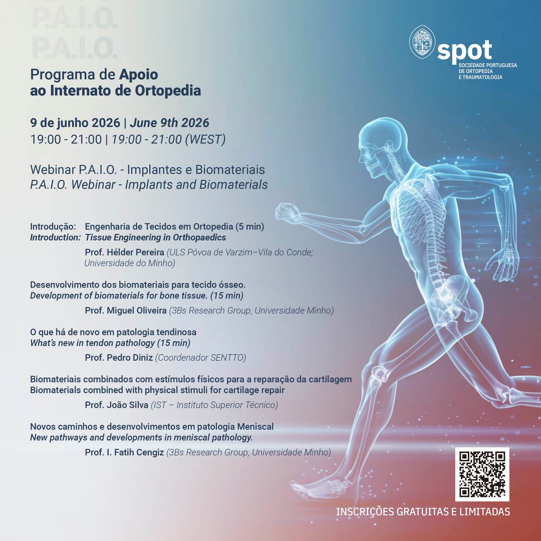Webinar P.A.I.O. – Implantes e Biomateriais
