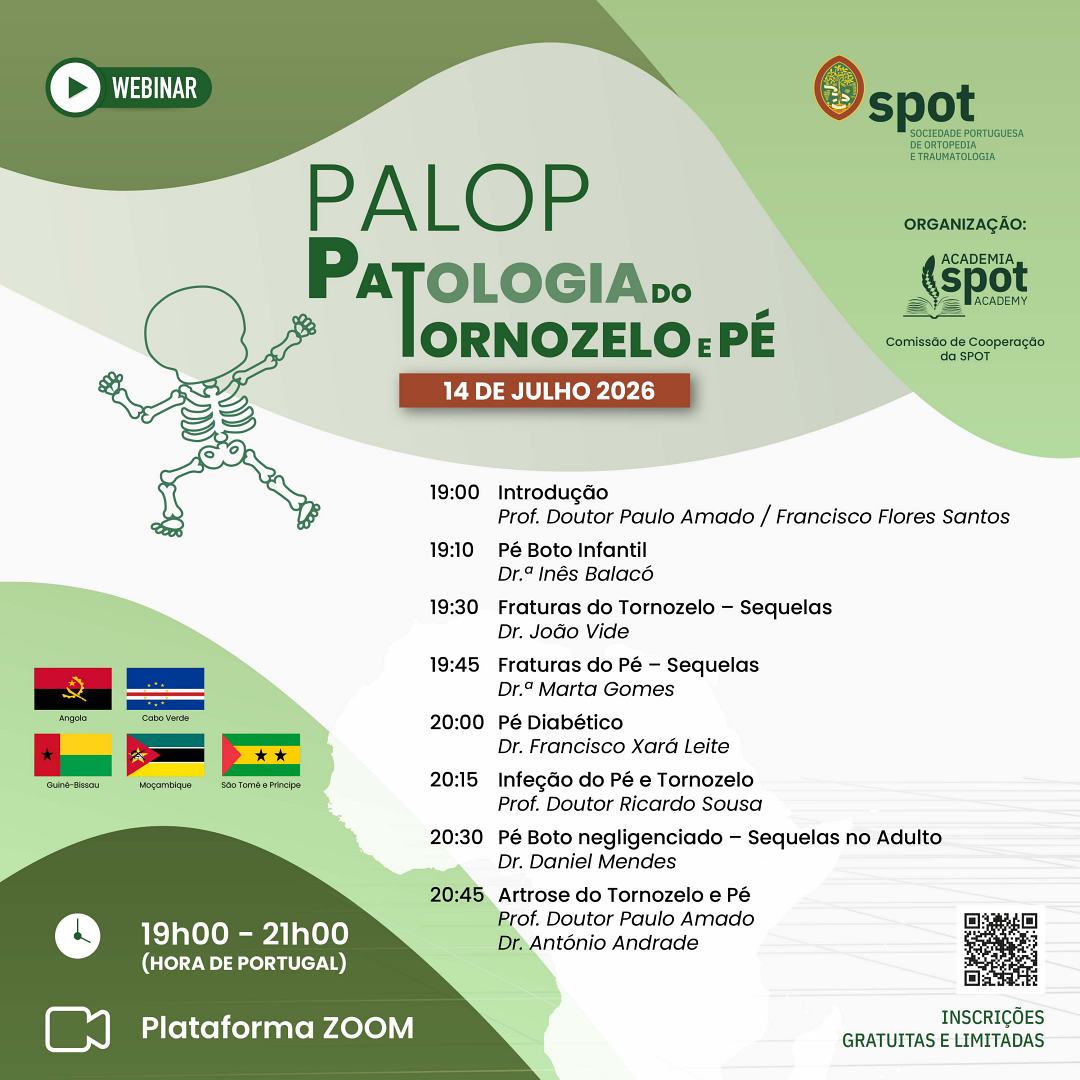 Webinar PALOP – Tornozelo e Pé