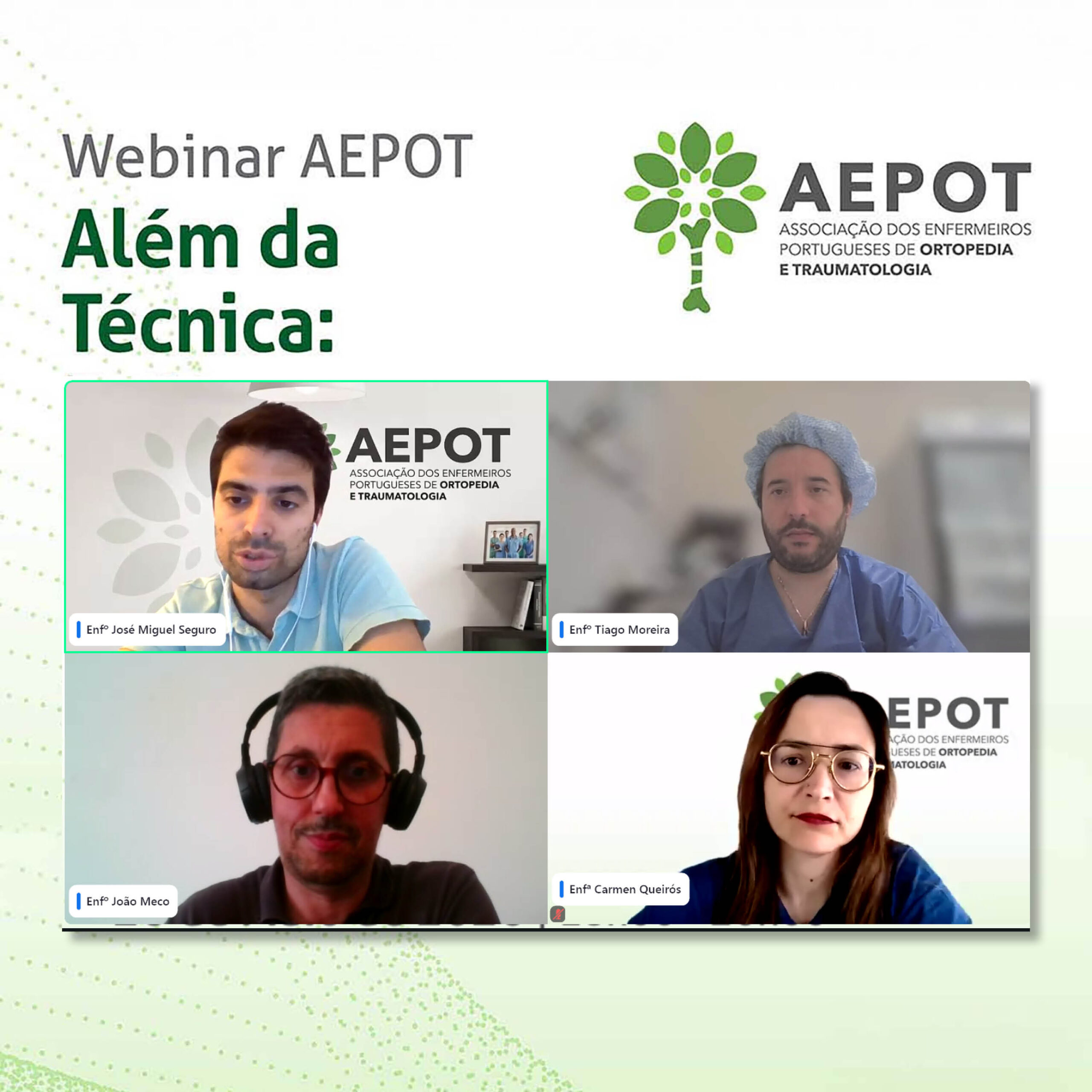 Cirurgia robótica em debate no webinar da AEPOT